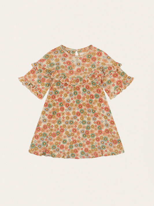 Sukienka z prążkowanej bawełny Chleo