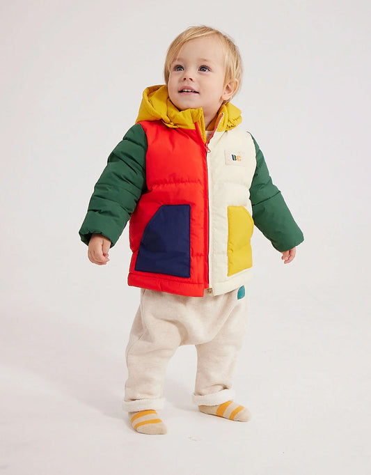 Ciepła kurtka baby - Color Block