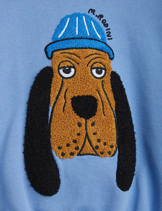 Bawełniana bluza z dużym psem Bloodhound