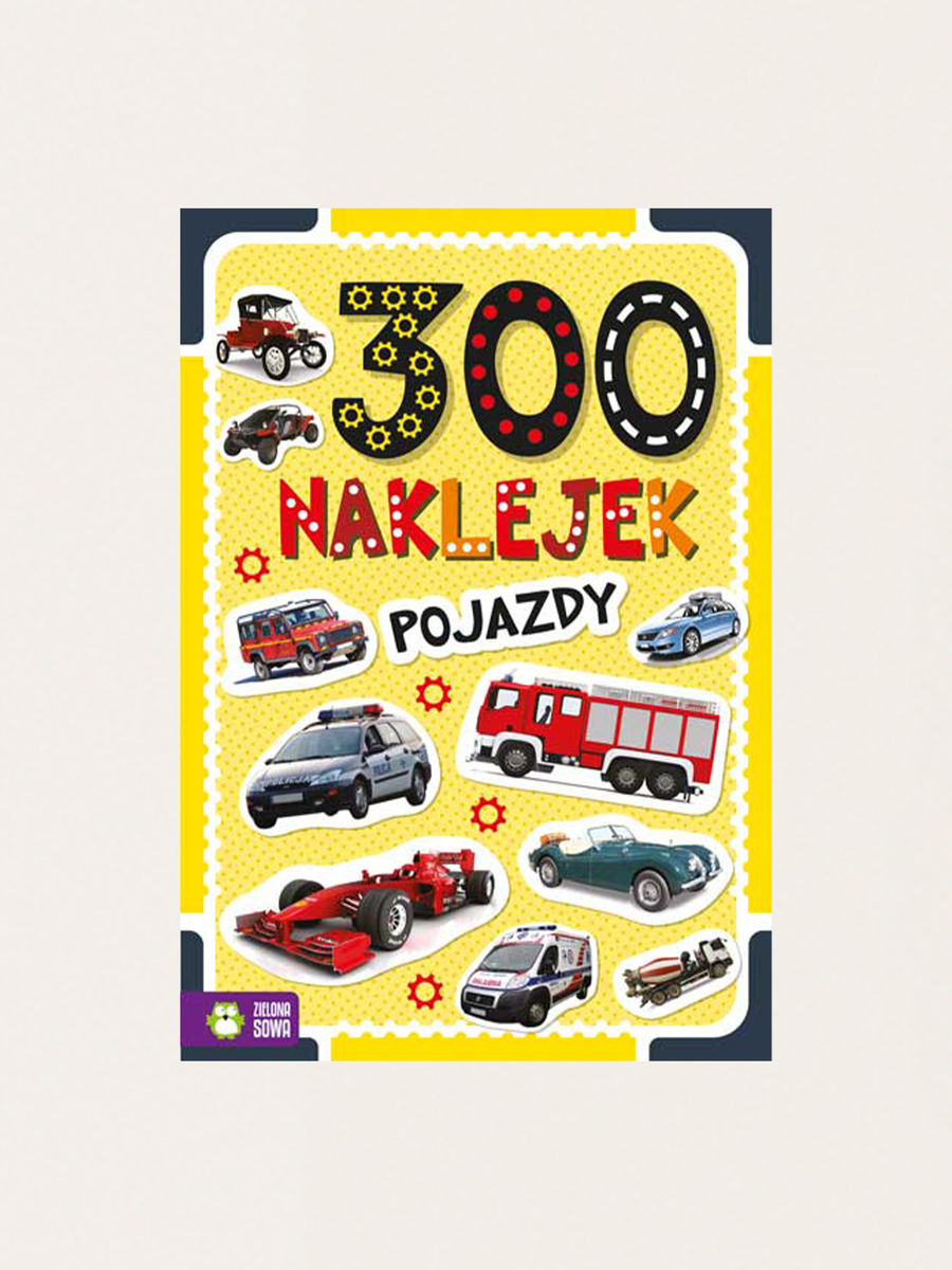 300 naklejek. Pojazdy