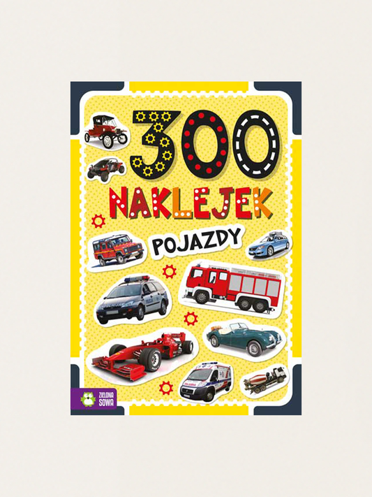 300 naklejek. Pojazdy