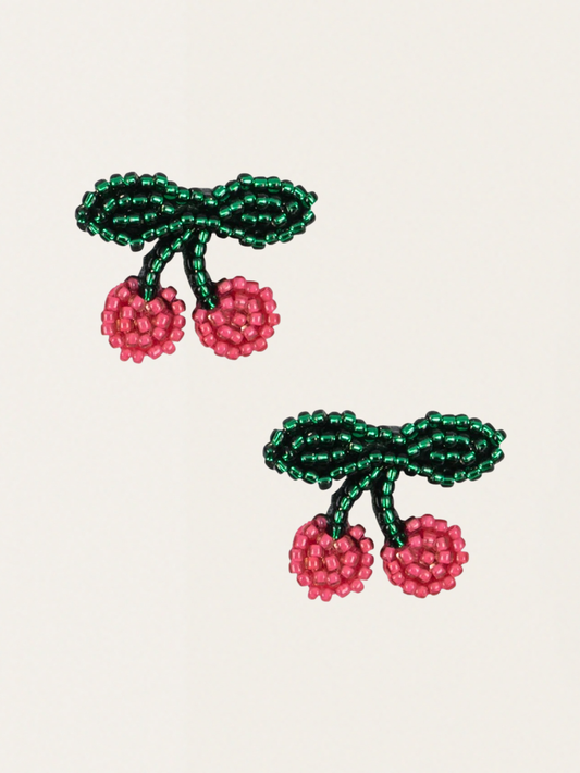 Spinki do włosów Pearly Cherry