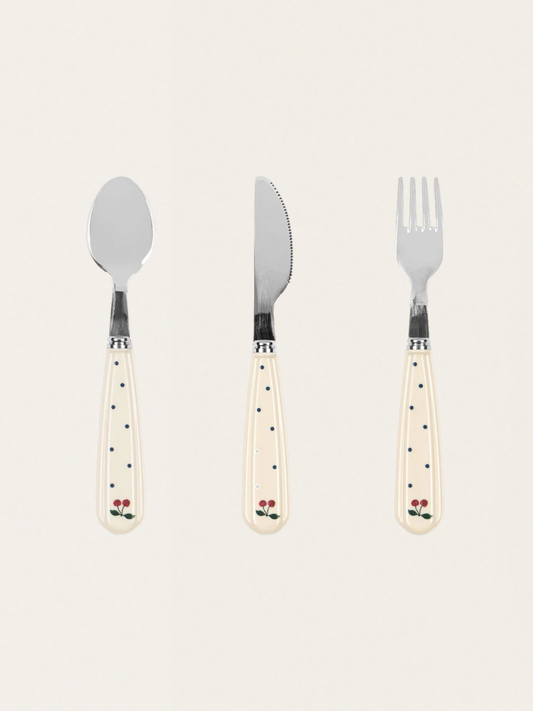 Zestaw sztućców Navy dot