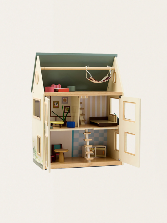 Drewniany domek dla lalek Aiden