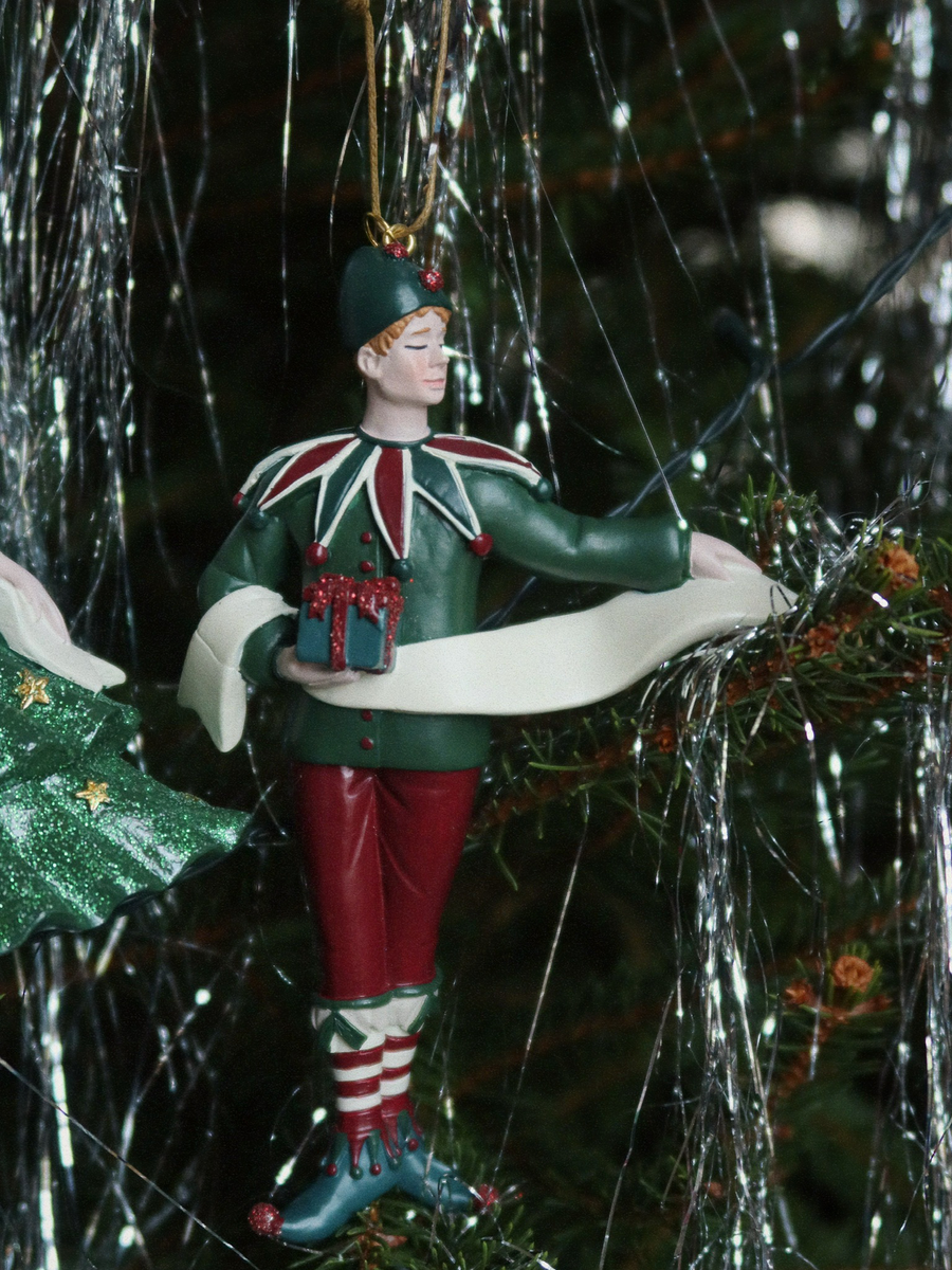 Ceramiczna ozdoba choinkowa Christmas Elf
