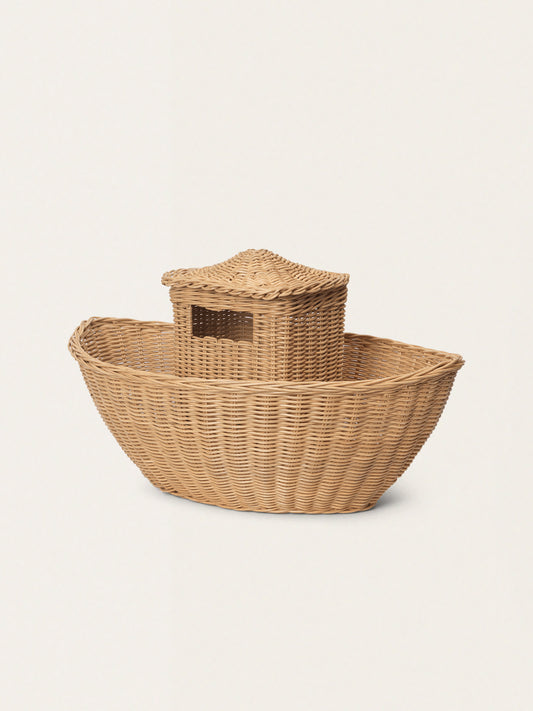 Rattanowy kosz na zabawki i drobiazgi Braided Ark