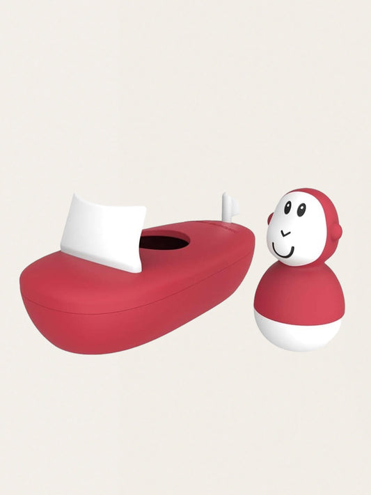 Łódka do kąpieli z małpką