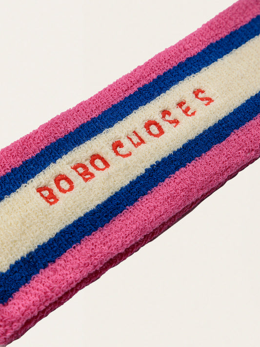Opaska z miękkiej tkaniny frotte Kids Pink Towel