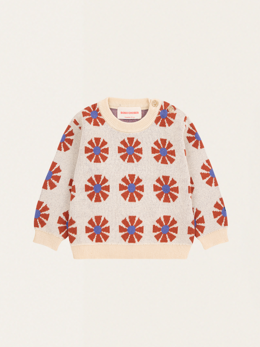 Bawełniany sweterek Baby Kaleidoscope all over