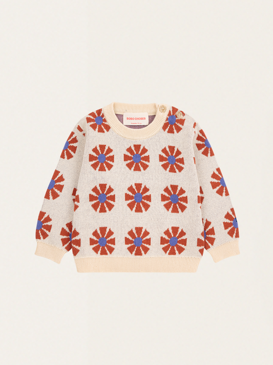 Bawełniany sweterek Baby Kaleidoscope all over