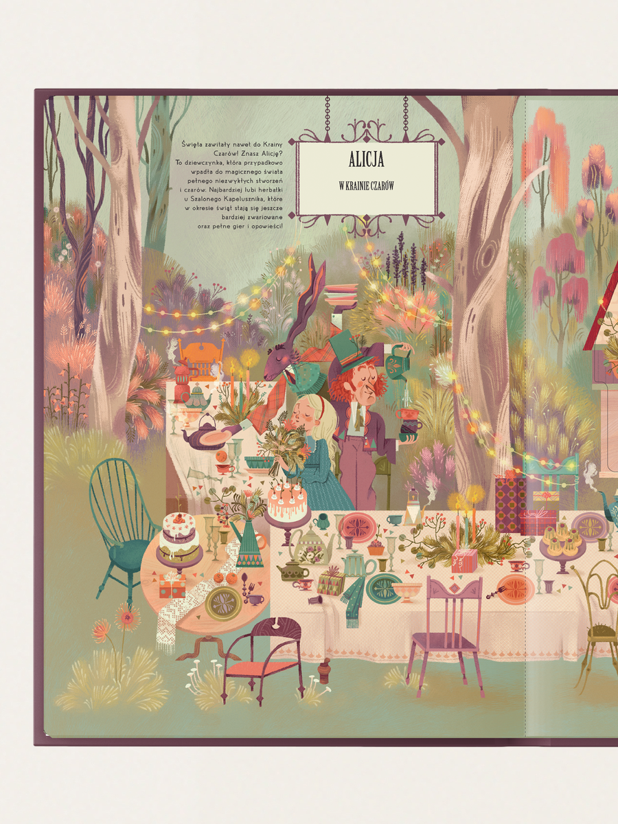 Czekając na Święta w Krainie Baśni. Kalendarz adwentowy z 24 okienkami