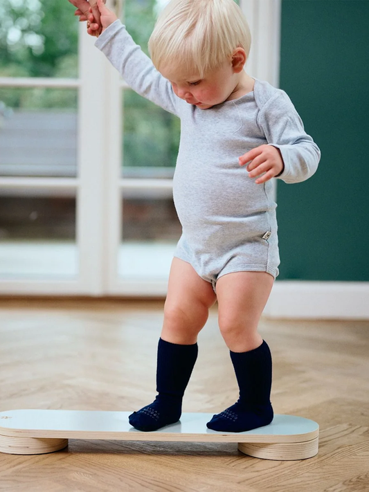 Antypoślizgowe skarpetki do raczkowania z wełny merino