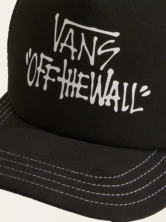 Czapka z daszkiem z siateczką Vans Pop Bill Trucker Black