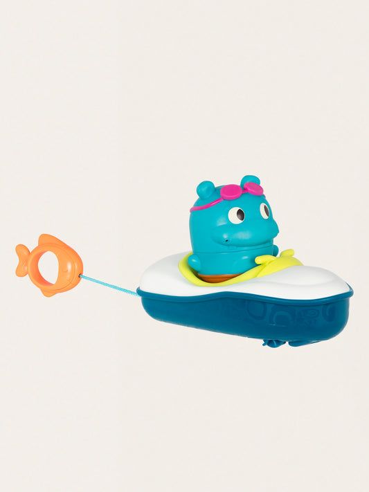 Łódka z napędem i sikawką do kąpieli