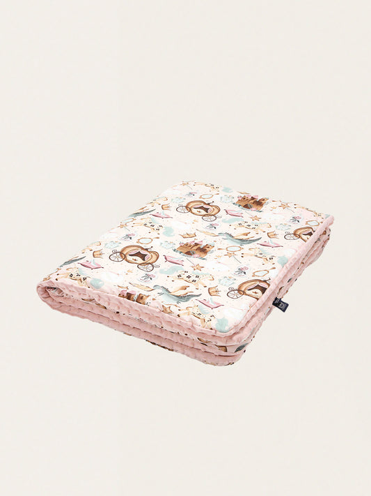 Dwustronny kocyk bawełniany Velvet