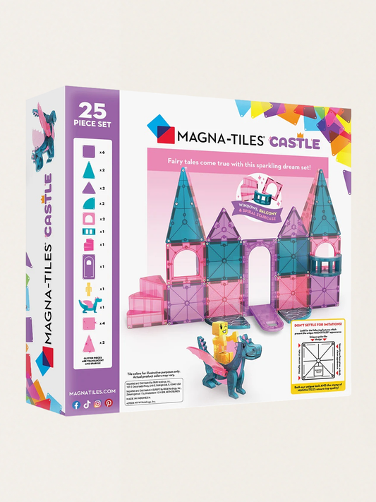 Klocki magnetyczne Zamek 25 elementów