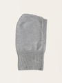Bezszwowa kominiarka z włoskiej wełny merino Grey Melange