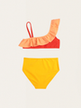 Dwuczęściowy strój kąpielowy Kids Color Block Bikini