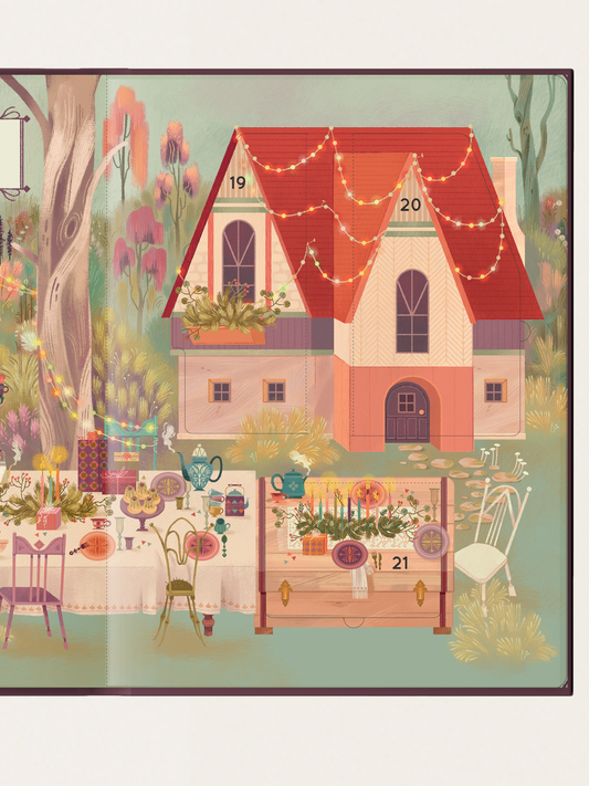 Czekając na Święta w Krainie Baśni. Kalendarz adwentowy z 24 okienkami