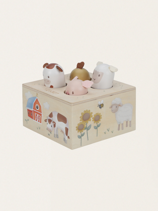 Drewniana zabawka pop-up Little Farm