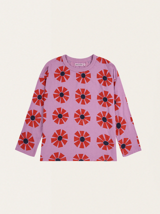 Bawełniany long sleeve Kids Kaleidoscope all over