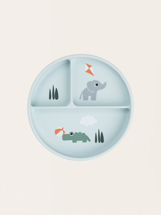 Talerzyk trójdzielny z przyssawką Stick&Stay