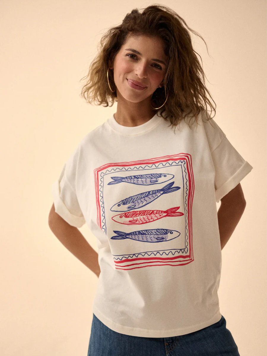 Oversize T-shirt Sardines