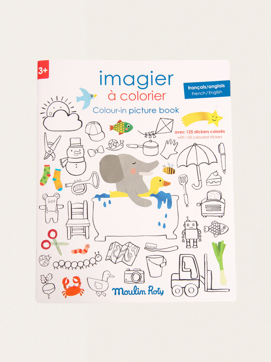 Kolorowanka ze słowniczkiem Les Popipop