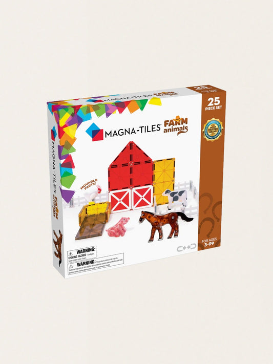 Klocki magnetyczne Farm Animals 25 elementów