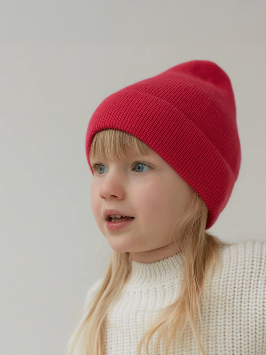 Czapka typu beanie z wełny merino 'Fine'