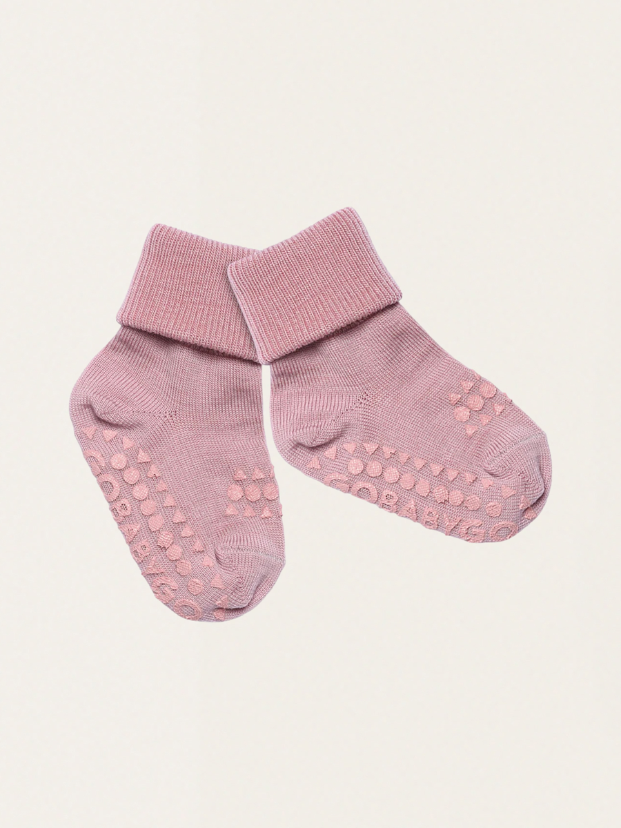 Antypoślizgowe skarpetki do raczkowania z wełny merino