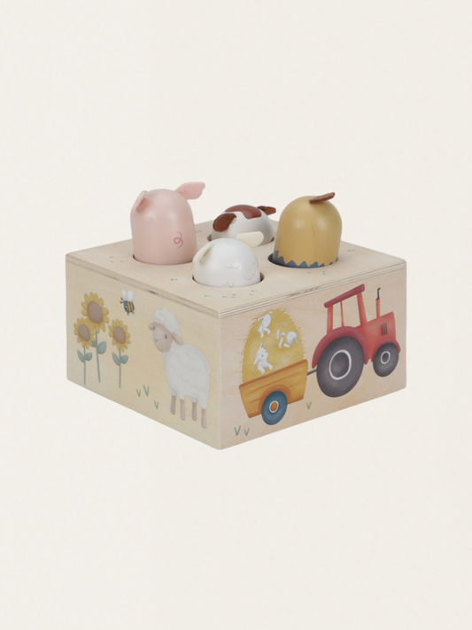 Drewniana zabawka pop-up Little Farm