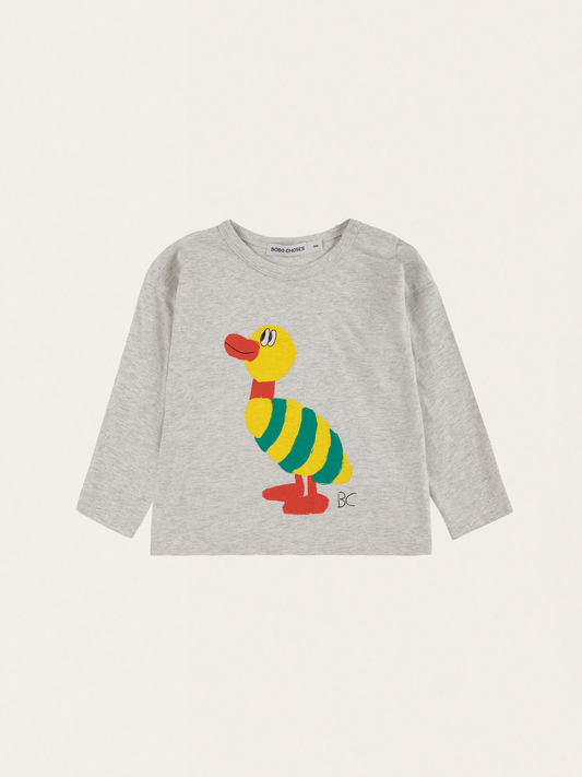Bawełniany long sleeve Baby Stripped Duck