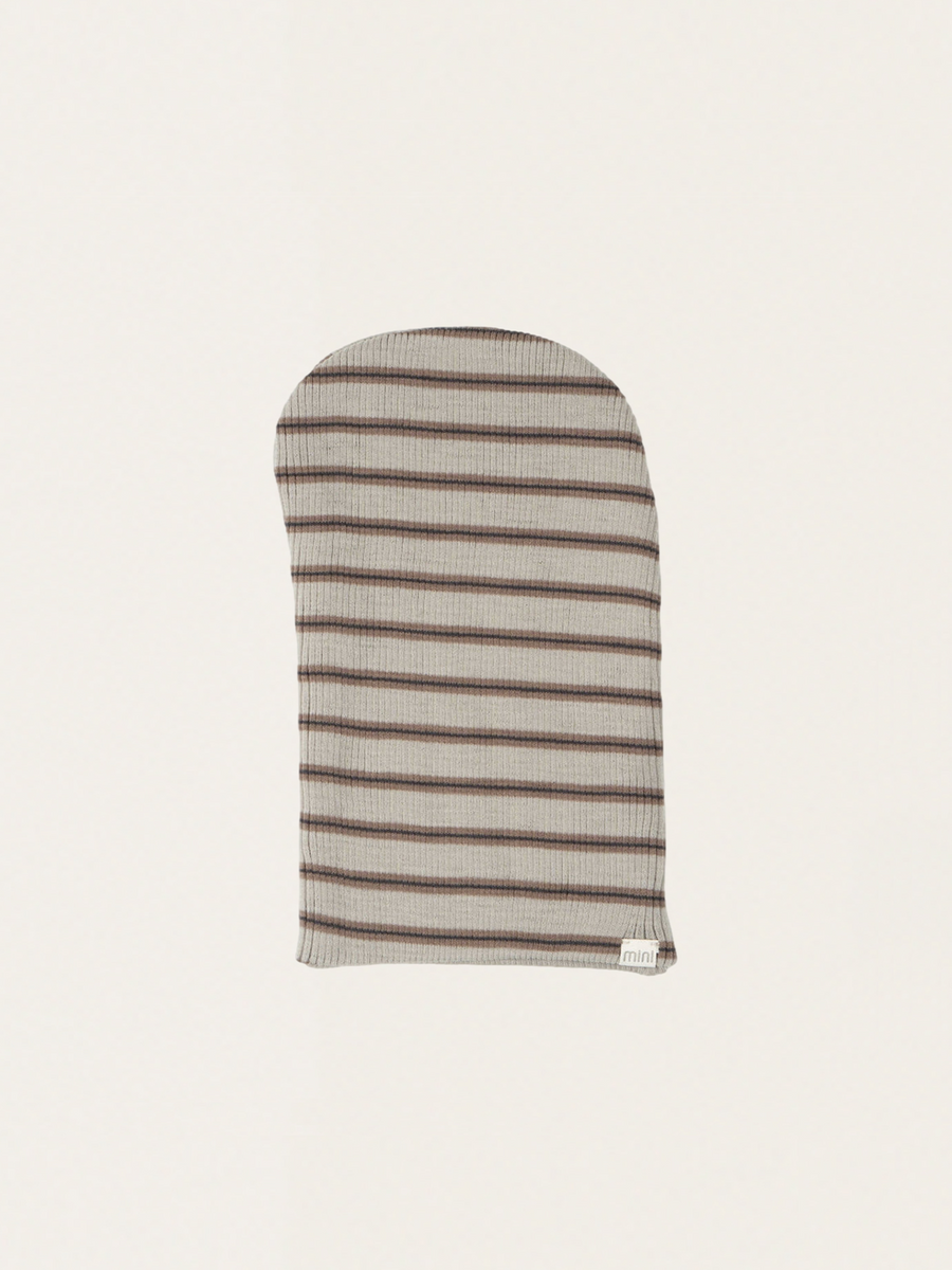 Dopasowana czapka z wełny merino Andersen Winter Fog Stripes