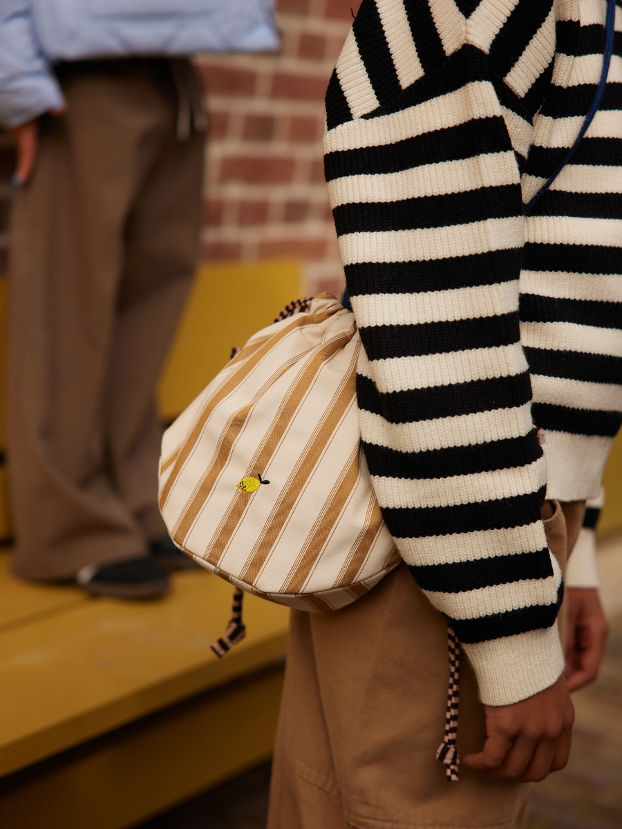 Mała torebka Pouch bag ray brown + ned blue