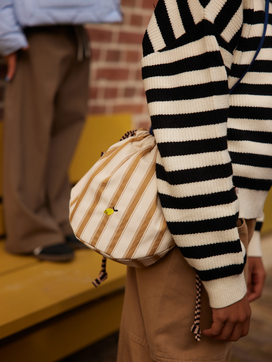 Mała torebka Pouch bag ray brown + ned blue