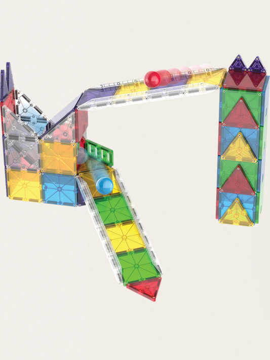 Klocki Magnetyczne Rail Racers XL 90 elementów
