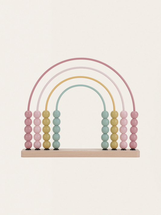 Drewniane liczydło tęcza