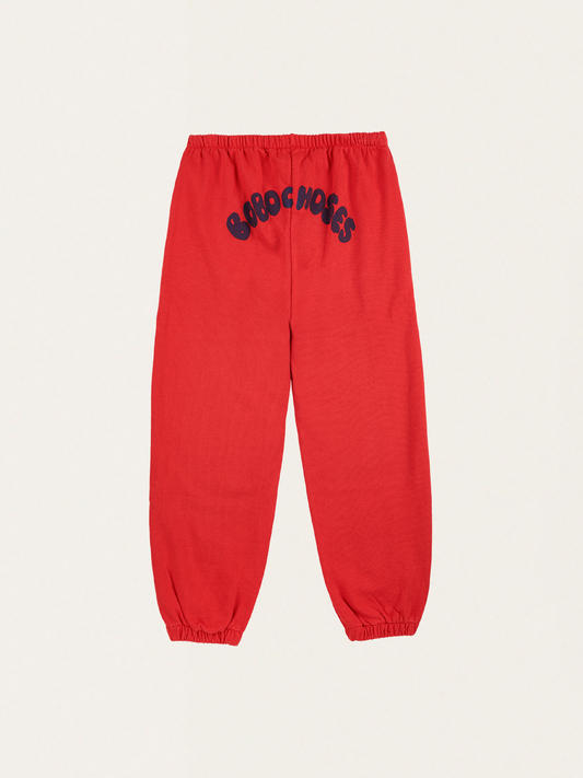 Spodnie joggersy Kids Curve Bobo Choses Red