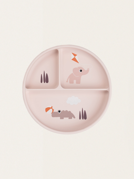 Talerzyk trójdzielny z przyssawką Stick&Stay