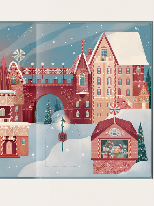 Czekając na Święta. Kalendarz adwentowy z 24 okienkami