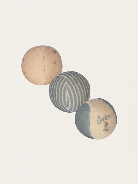 Zestaw 3 neoprenowych piłek na plażę i do wody