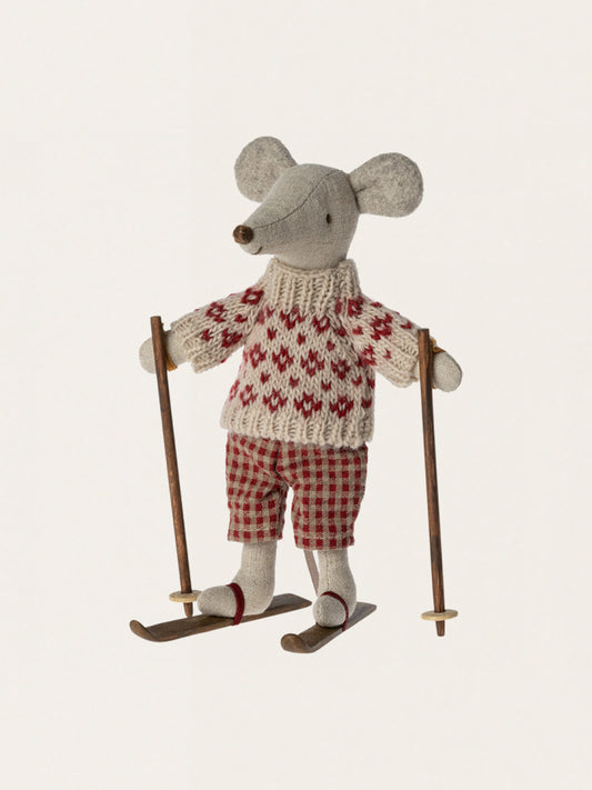 Myszka narciarka Winter Mouse Mom