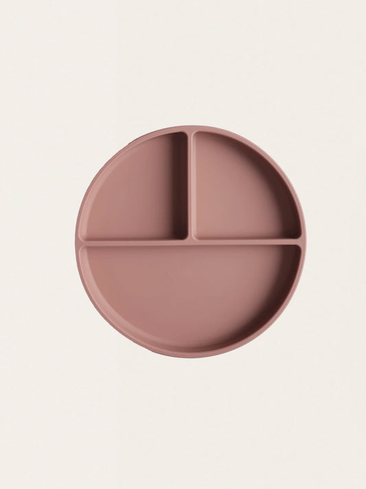 Silikonowy trójdzielny talerzyk z przyssawką