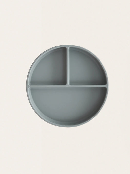 Silikonowy trójdzielny talerzyk z przyssawką