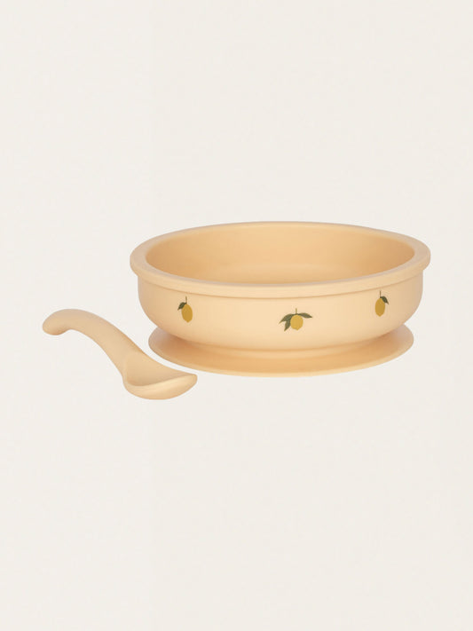 Silikonowy zestaw obiadowy do nauki jedzenia