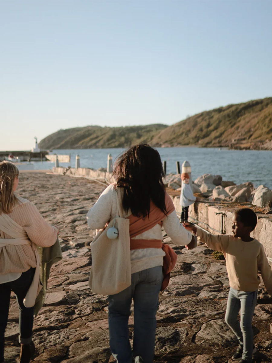 Hellblaue Silikon-Schnullerhülle