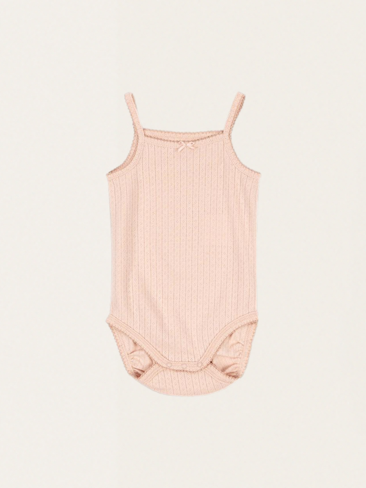 Bawełniane body na ramiączkach Minnie GOTS