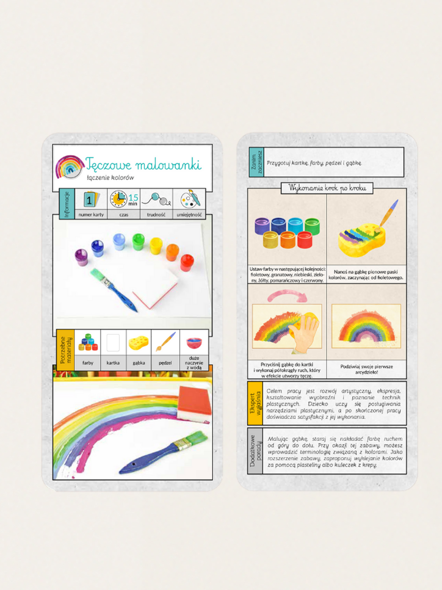 Naturalnie Montessori - karty aktywnościowe