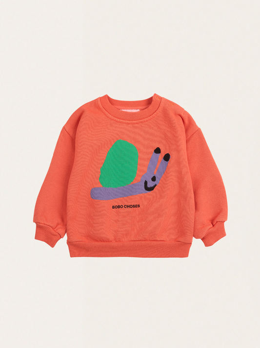 Baby Funny Snail cotton sweatshirt